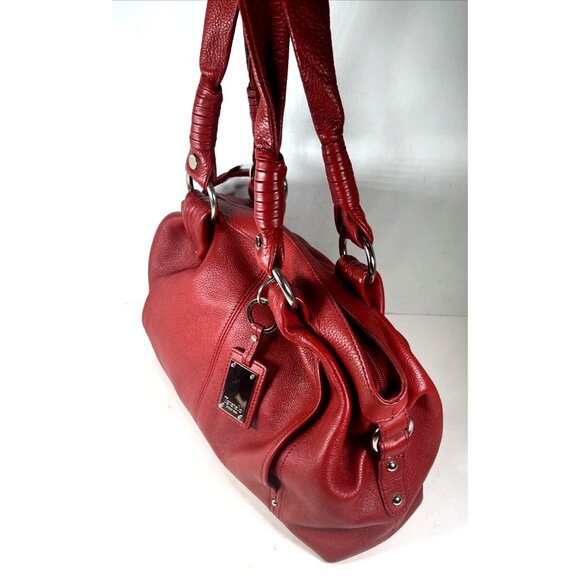 Tignanello Soft Red Leather Shoulder Bag - Picture 6 of 16
